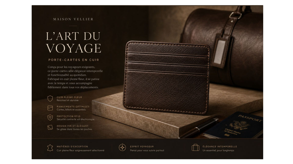 Porte-Cartes Élégance