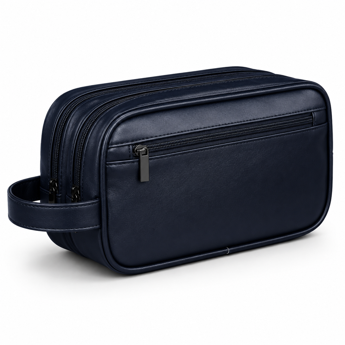 Trousse de Toilette Imperméable en Cuir